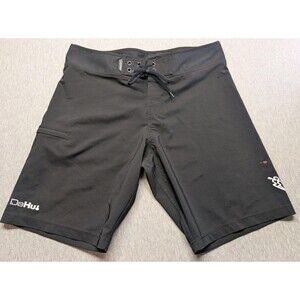 Dahui Hybrid Collection Board Shorts Mens 32 Black 9” Beach Surf Hybrid Pockets